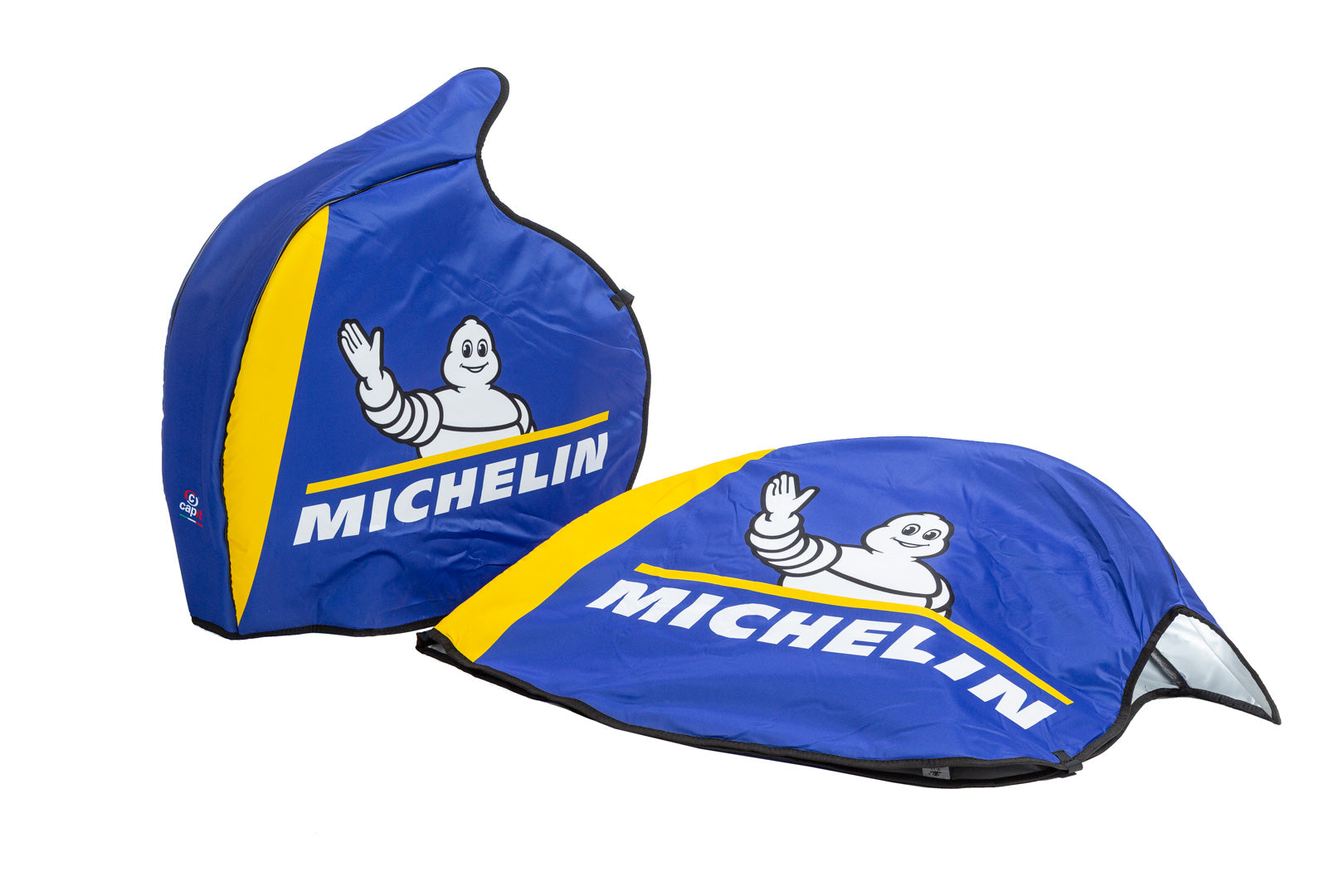CAPIT Wind Stopper Ventostop – Reifenschutz für Heizdecken (MotoGP-Technik) "Michelin Design"