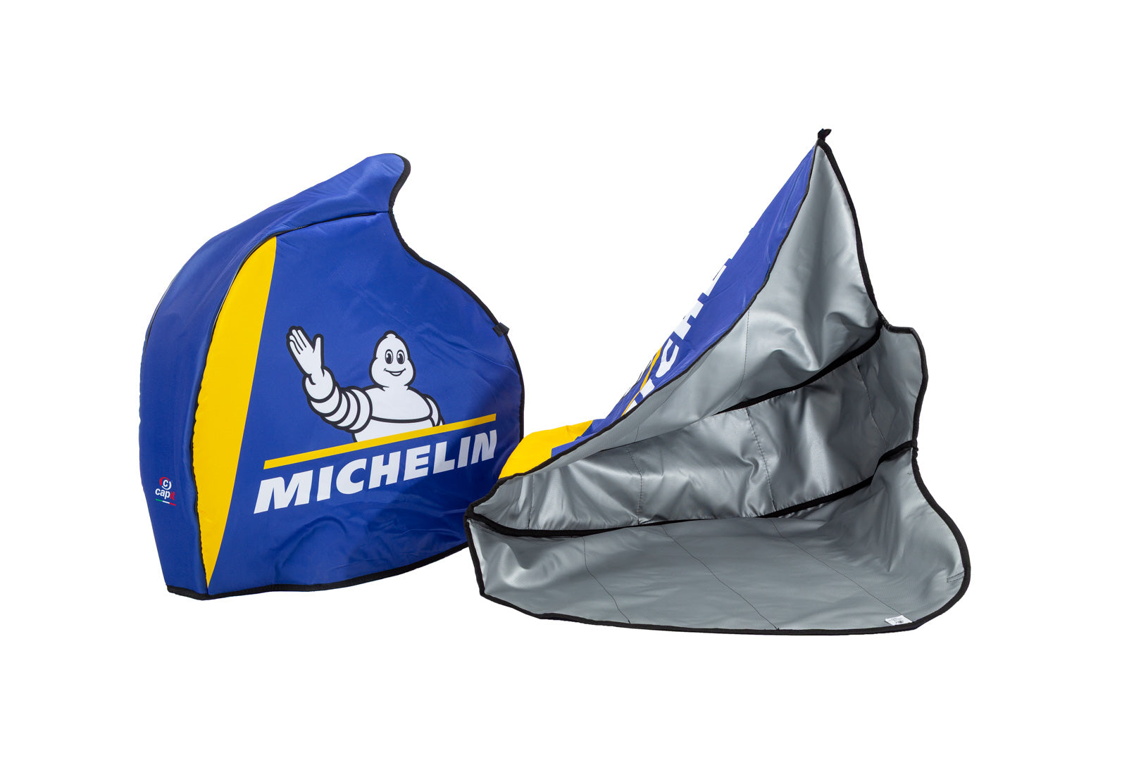 CAPIT Wind Stopper Ventostop – Reifenschutz für Heizdecken (MotoGP-Technik) "Michelin Design"
